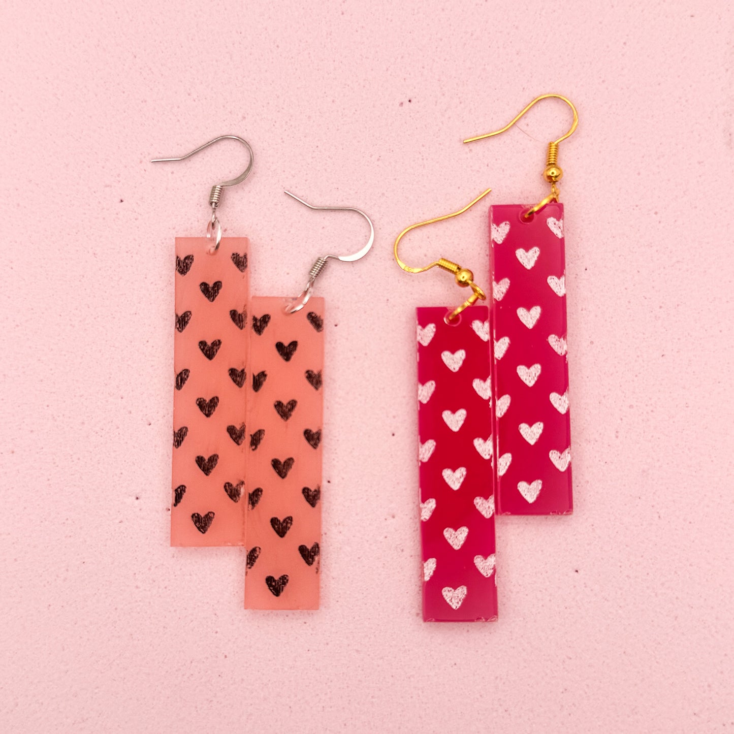 Bar Dangles - Hearts