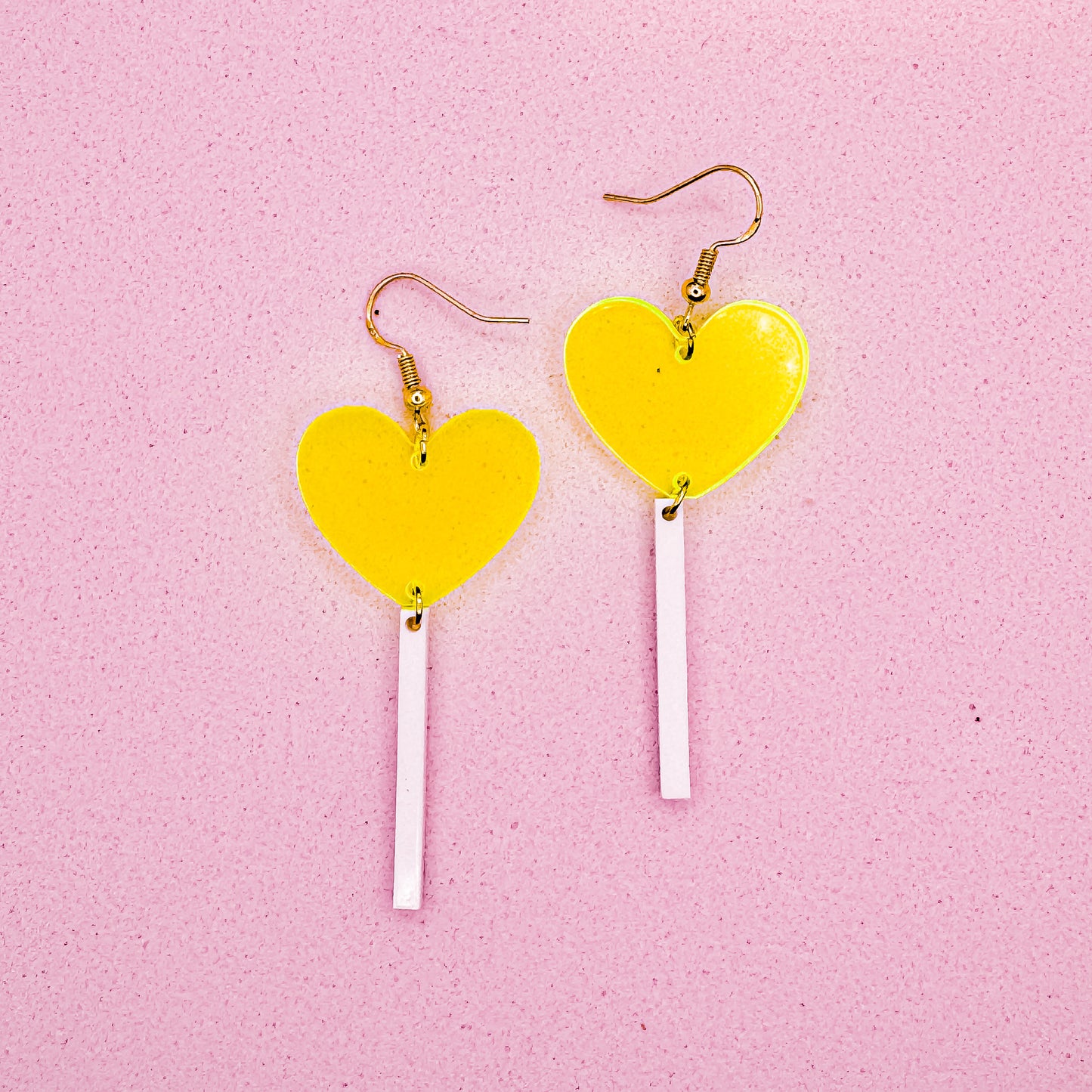 Heart Shaped Lolly Earrings