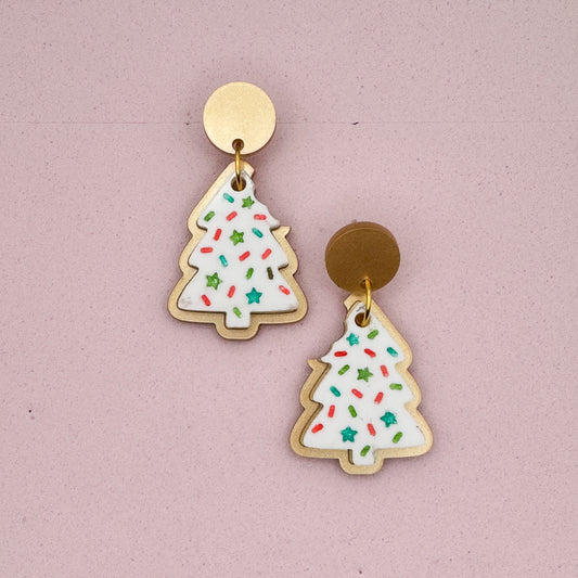 Christmas Tree Cookie Studs